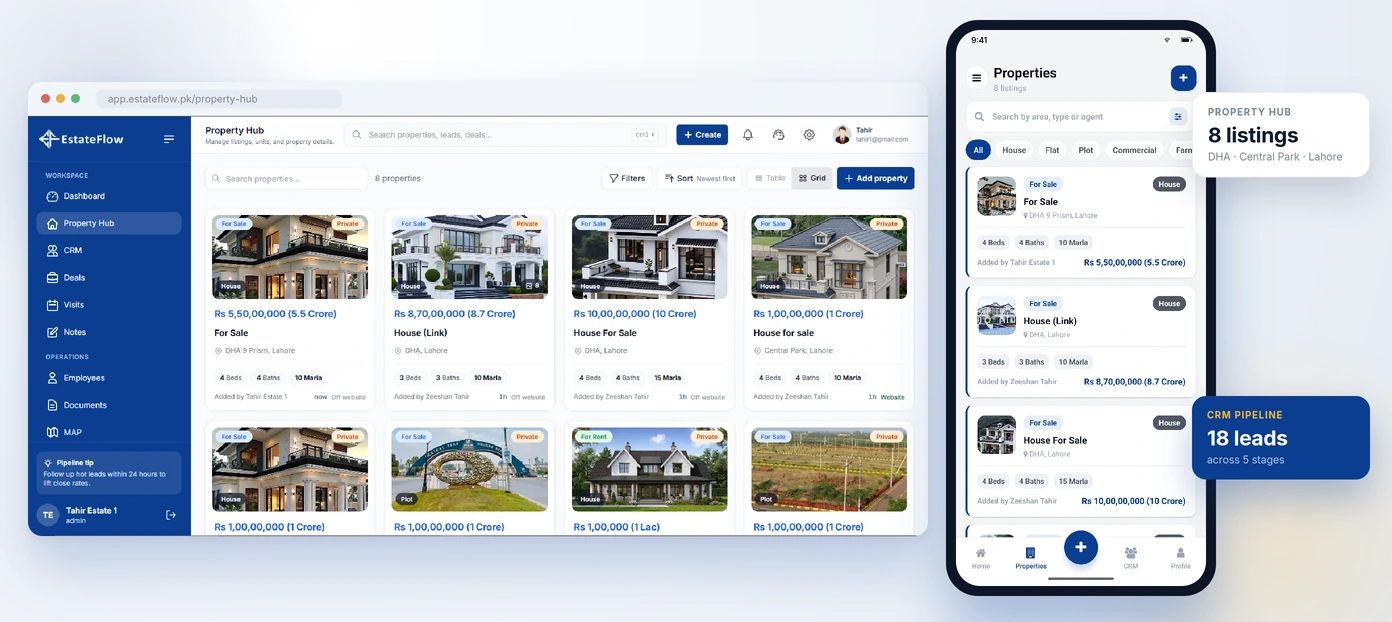 EstateFlow deal pipeline